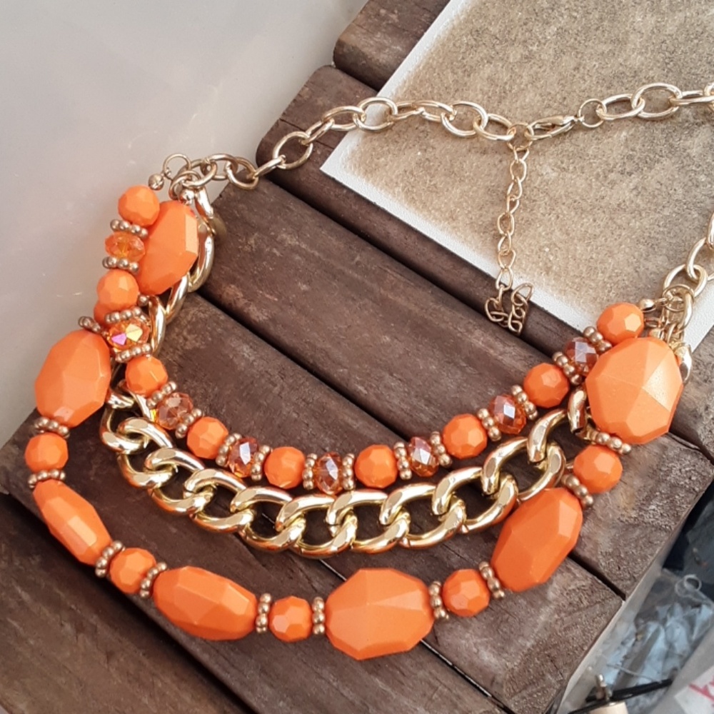 Orange EsMor Necklace